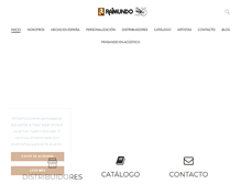 Tablet Screenshot of guitarrasraimundo.com